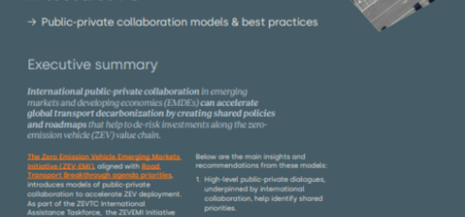 Zero-Emission Vehicle Emerging Markets Initiative